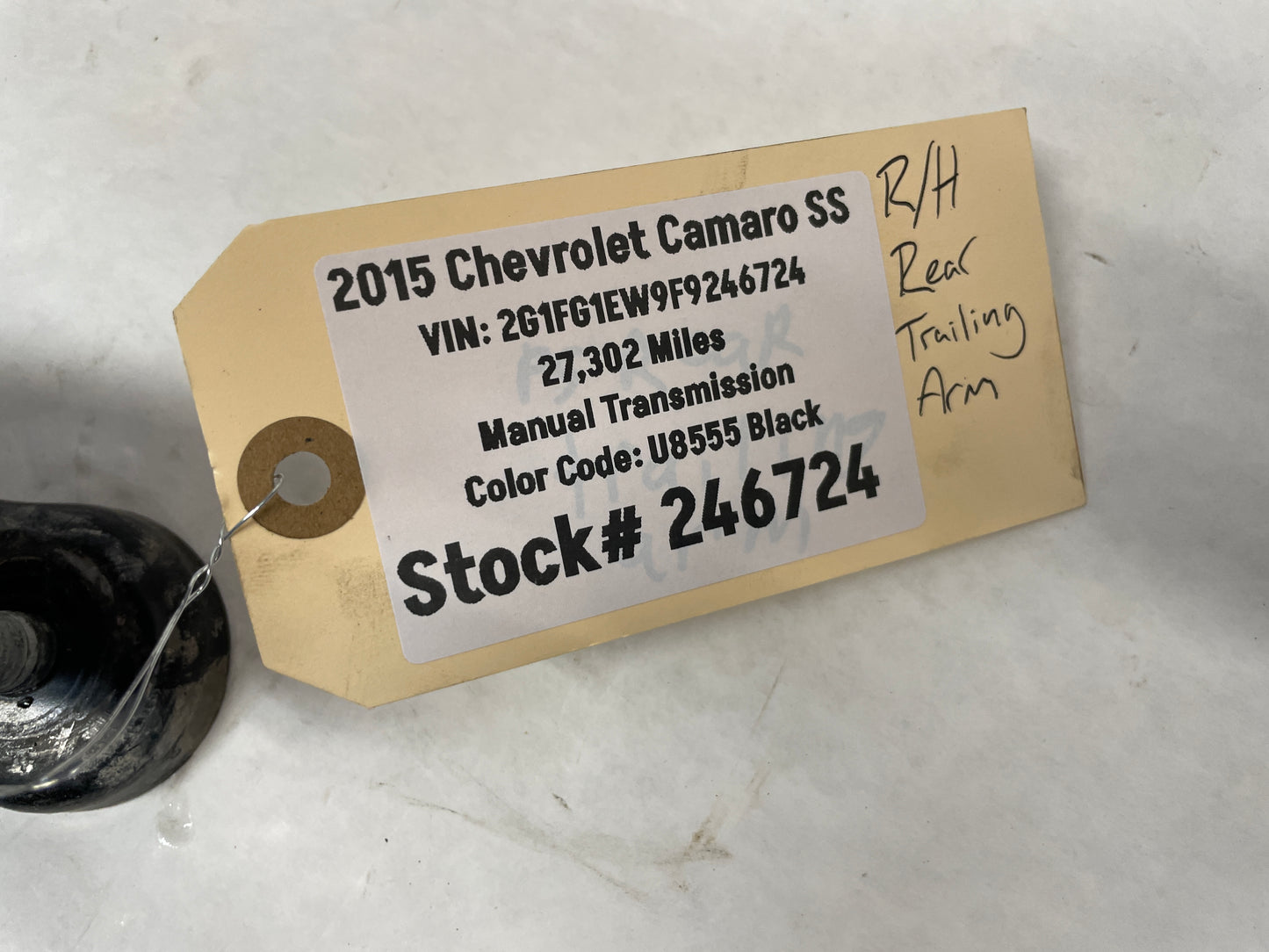 2015 Chevy Camaro SS RH Passenger Rear Suspension Trailing Arm OEM