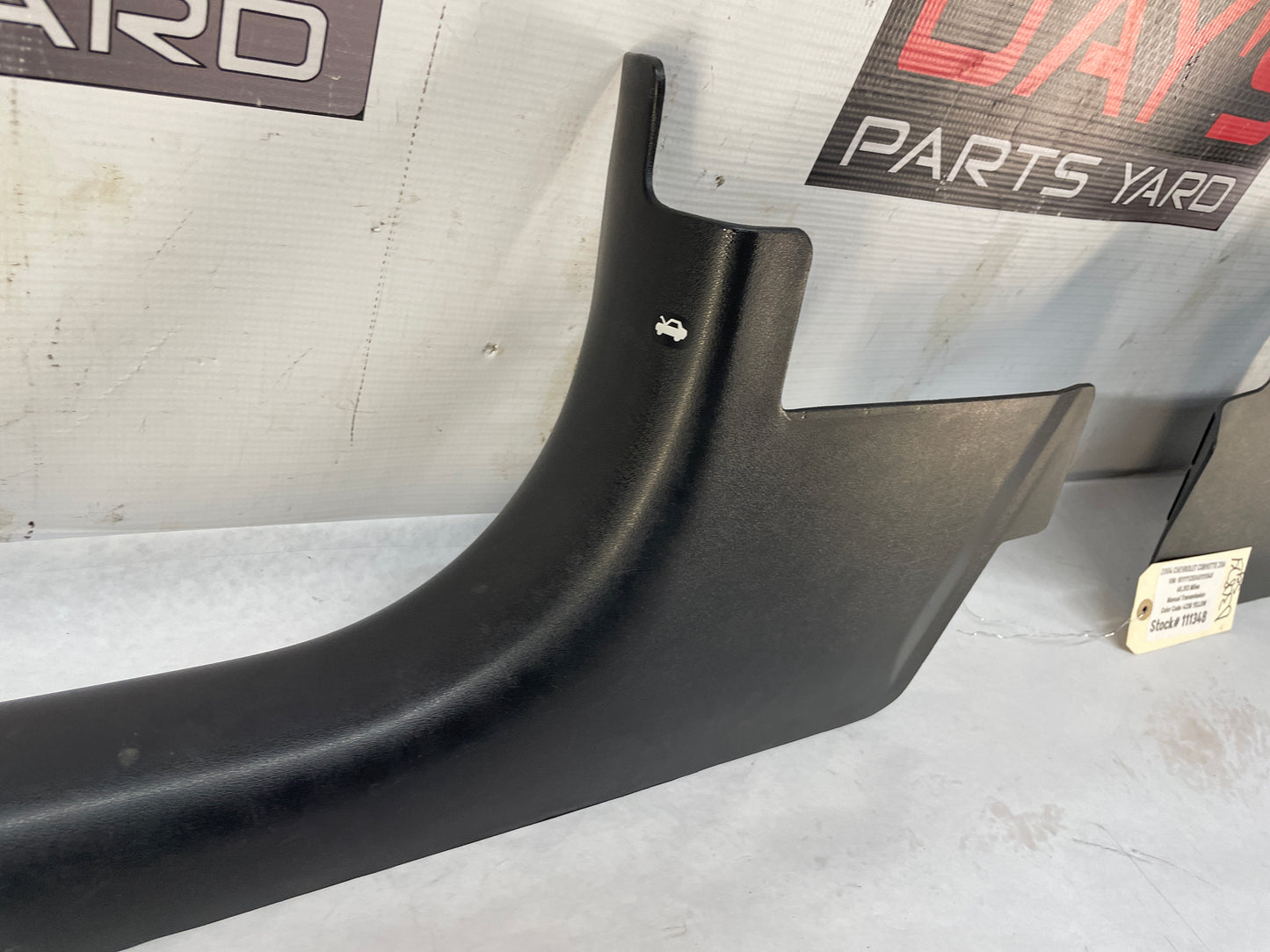 2004 Chevy C5 Corvette Z06 RH LH Interior Sill Plates Kick Panels Carpet Retainers OEM - Day's Parts Yard