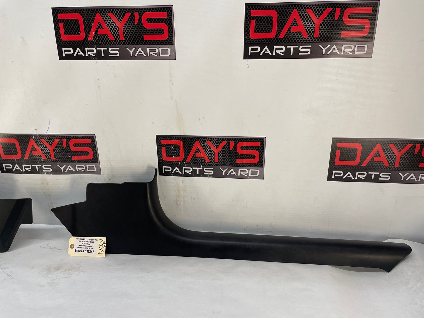 2004 Chevy C5 Corvette Z06 RH LH Interior Sill Plates Kick Panels Carpet Retainers OEM - Day's Parts Yard