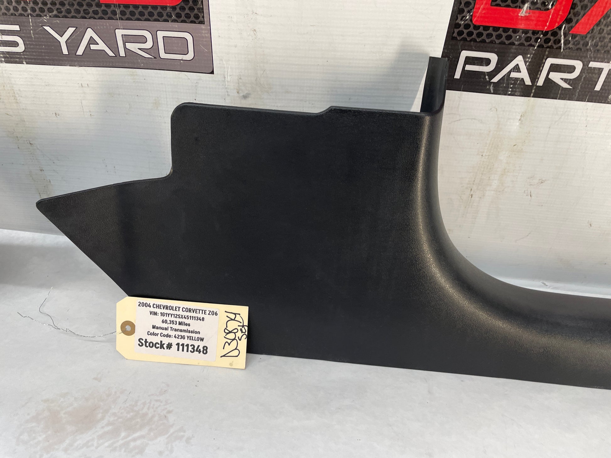 2004 Chevy C5 Corvette Z06 RH LH Interior Sill Plates Kick Panels Carpet Retainers OEM - Day's Parts Yard