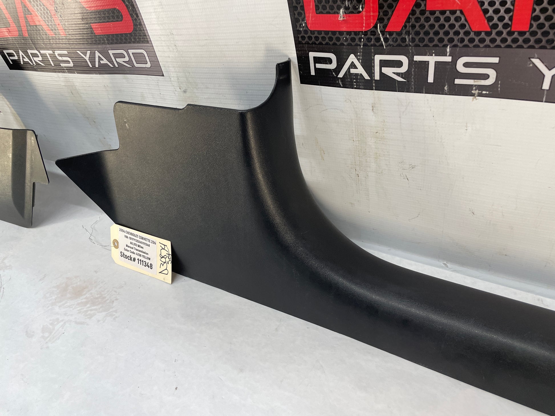 2004 Chevy C5 Corvette Z06 RH LH Interior Sill Plates Kick Panels Carpet Retainers OEM - Day's Parts Yard