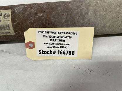 2005 Chevy Silverado K1500 Front Drive Shaft Drive Shaft Prop Shaft OEM - Day's Parts Yard