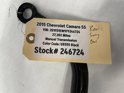 2015 Chevy Camaro SS Rear Stabilizer Sway Bar OEM