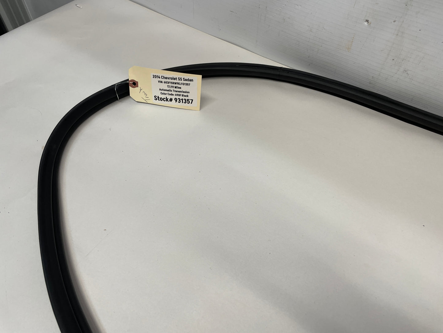 2014 Chevy SS Sedan Trunk Weather Strip Seal OEM - Day's Parts Yard