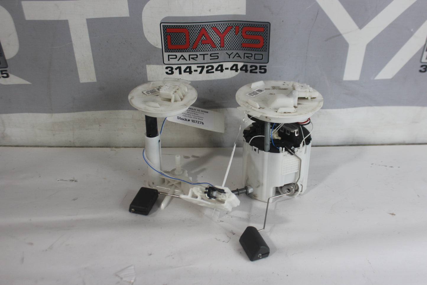 2015 Chevy SS Sedan  Fuel Pump and Level Sending Assembly OEM - Day's Parts Yard