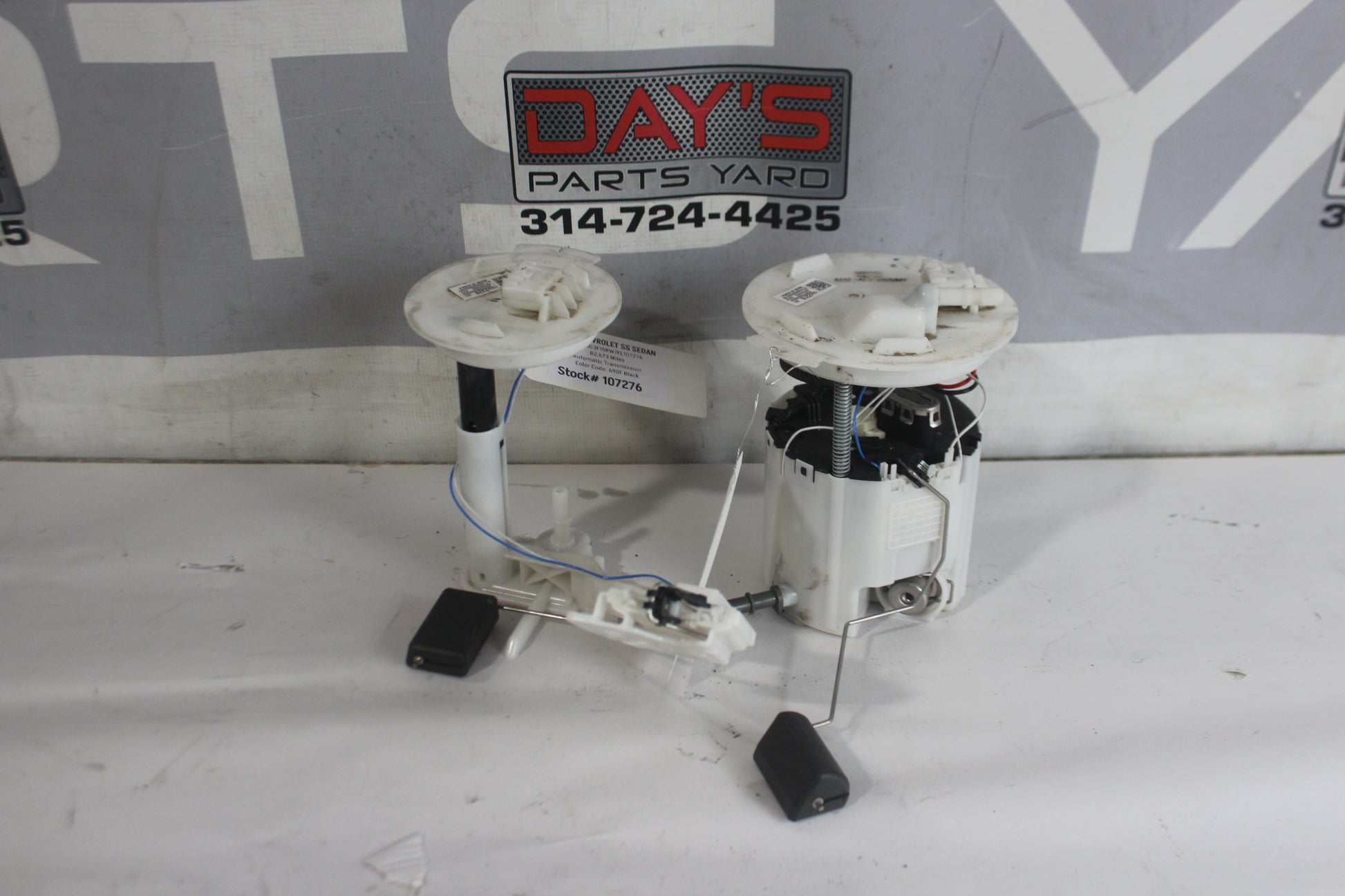 2015 Chevy SS Sedan  Fuel Pump and Level Sending Assembly OEM - Day's Parts Yard
