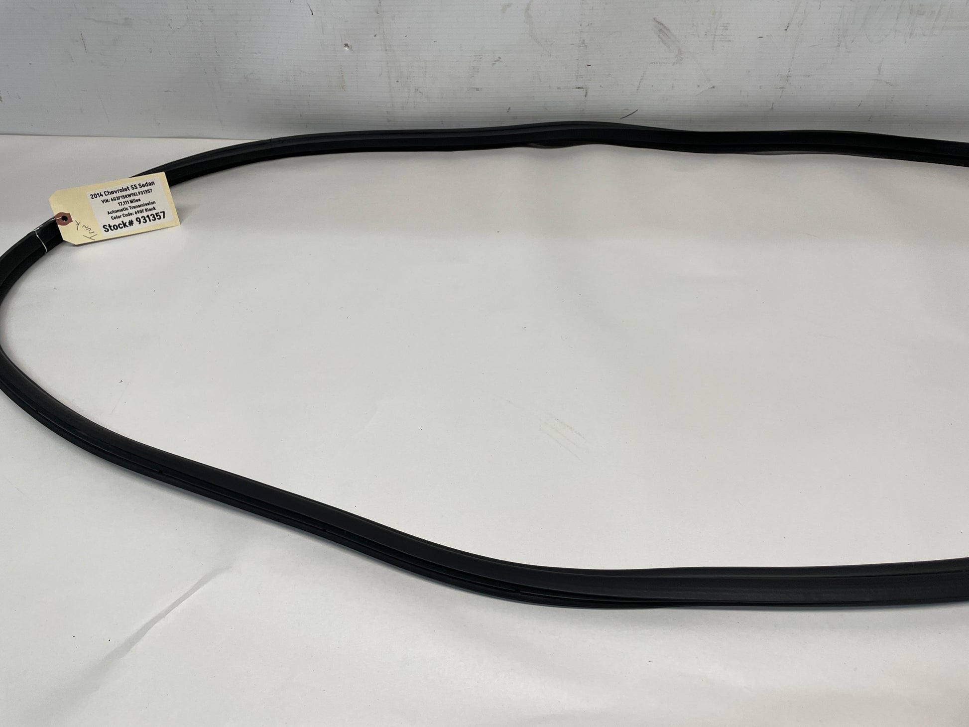 2014 Chevy SS Sedan Trunk Weather Strip Seal OEM - Day's Parts Yard