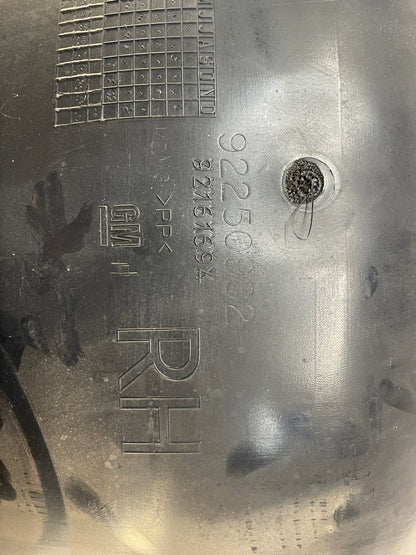2013 Chevy Caprice PPV RH Passenger Rear Fender Wheel Well House Liner OEM - Day's Parts Yard