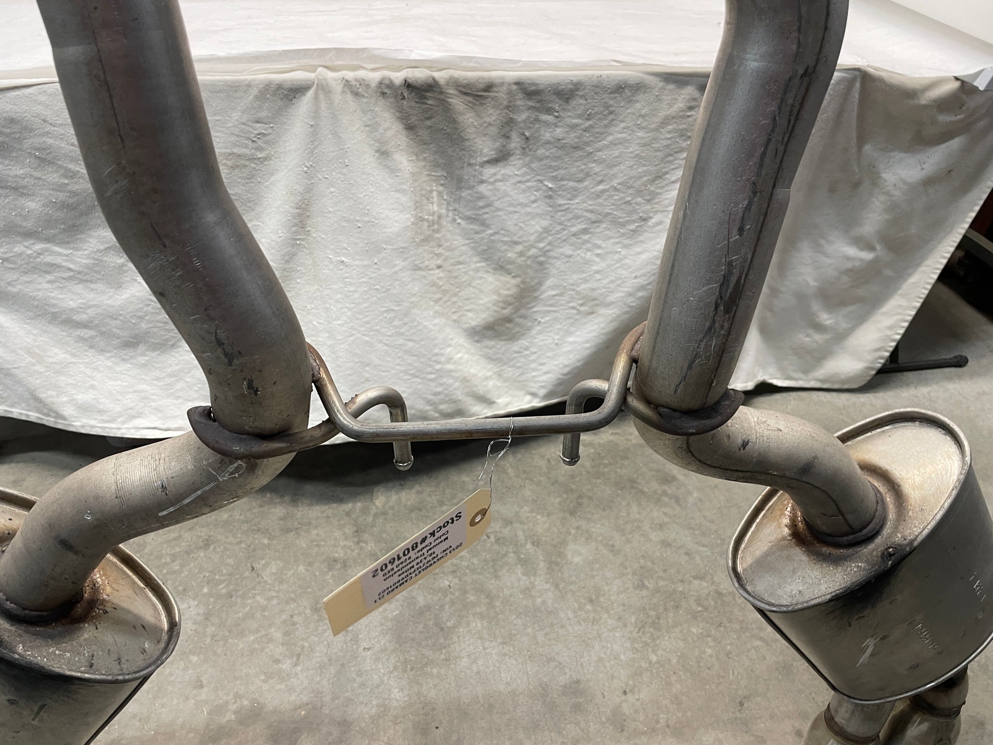 2013 Chevy Camaro ZL1 Factory OEM Exhaust NPP Bi Mode Muffler Pipe Assembly - Day's Parts Yard
