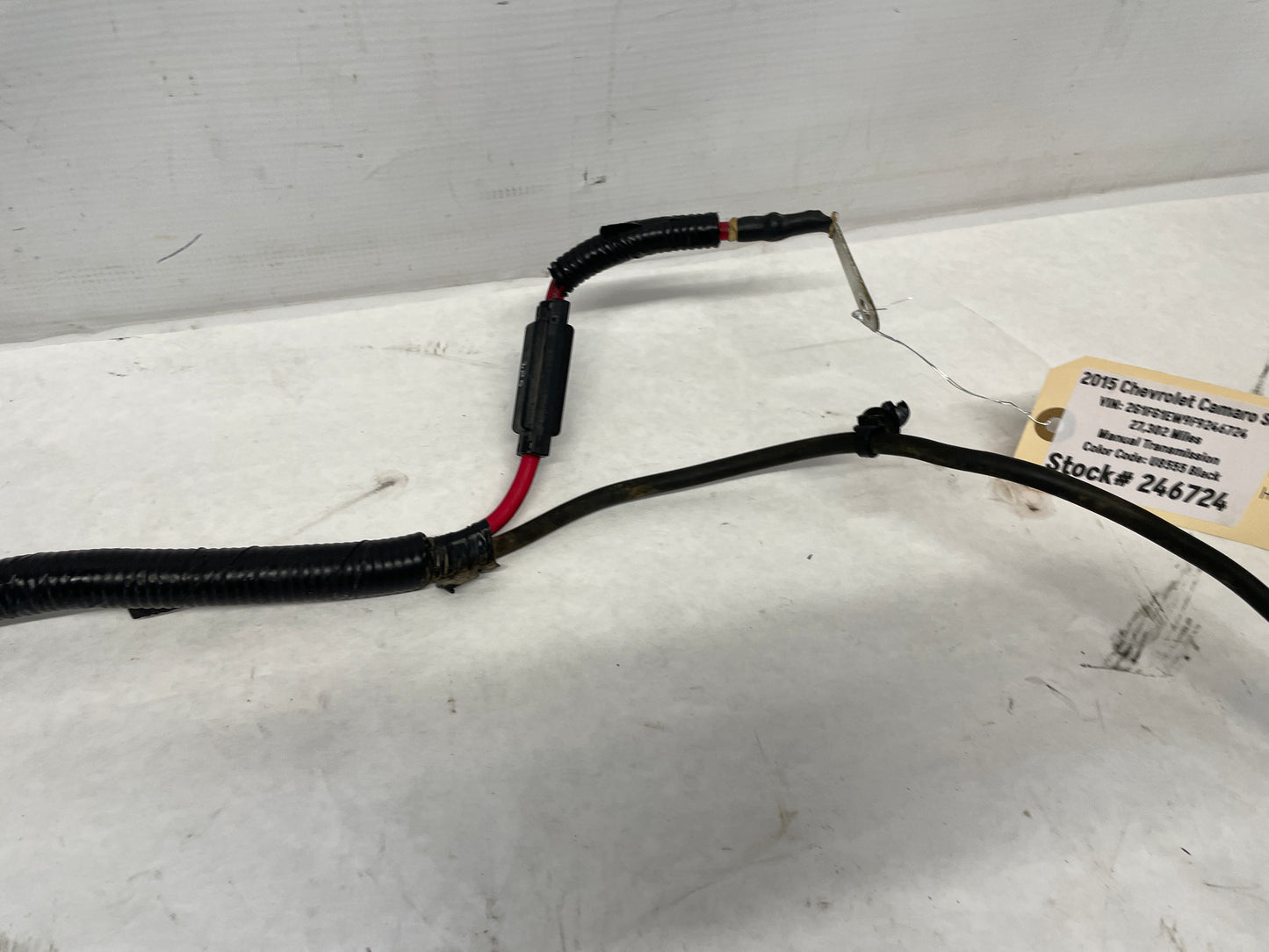 2015 Chevy Camaro SS Electric Power Steering Positive Negative Battery Wire Harness OEM