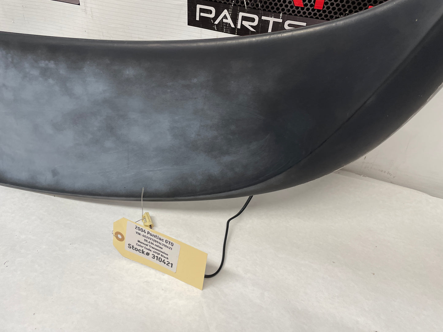 2004 Pontiac GTO Trunk Deck Lid Spoiler Wing w/ 3rd Brake Light OEM - Day's Parts Yard