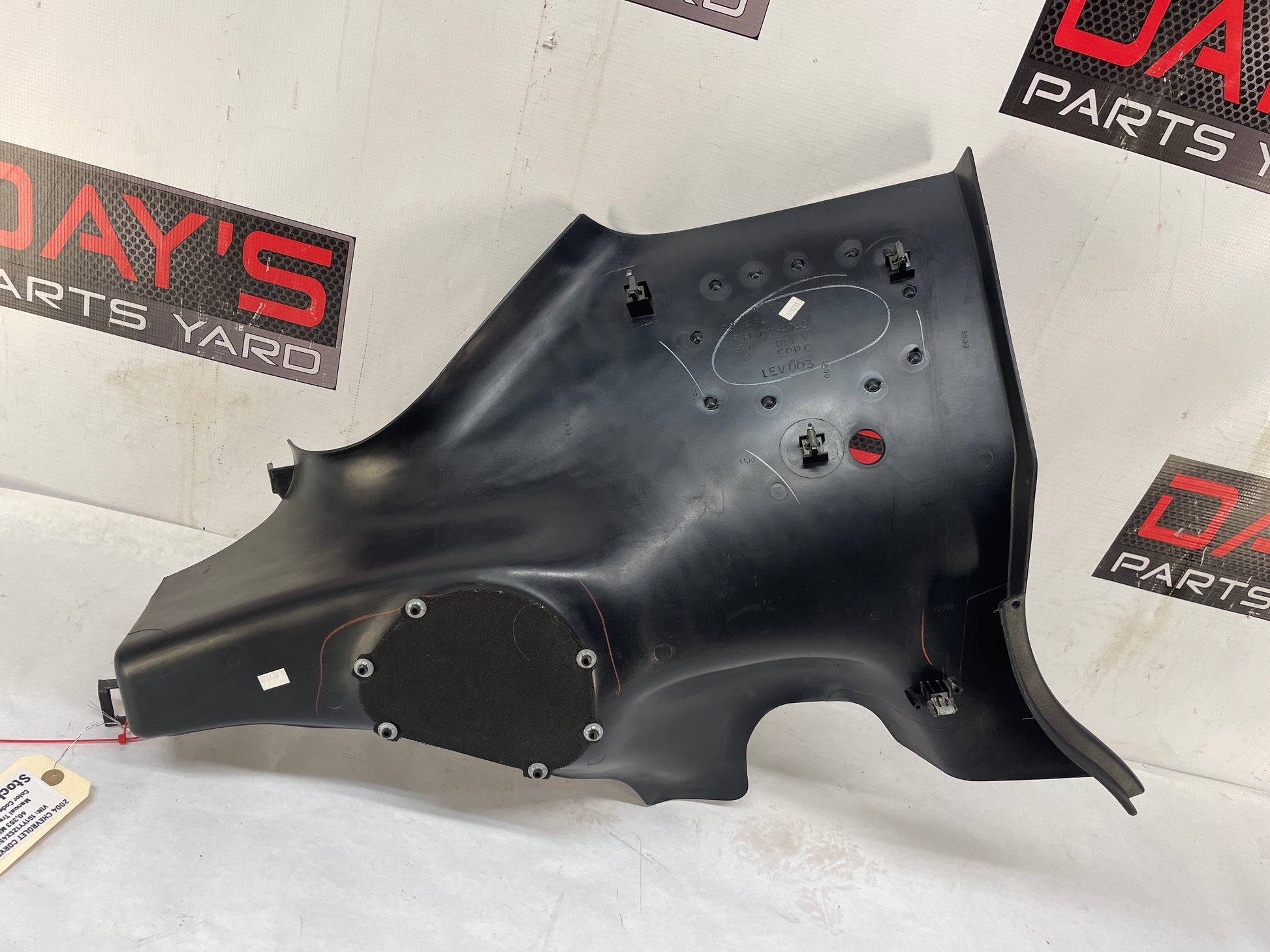 2004 Chevy C5 Corvette Z06 RH Passenger Interior Quarter Speaker Cover Panel Trim OEM - Day's Parts Yard