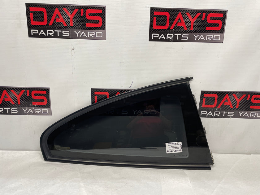 Gto Rear Window 2005 Pontiac GTO RH Passenger Rear Quarter Window Glass OEM