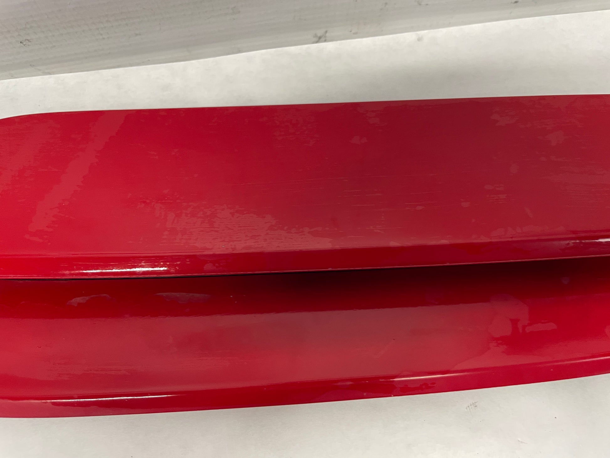 2008 Pontiac G8 GT RH & LH Hood Scoops Vents Red OEM - Day's Parts Yard