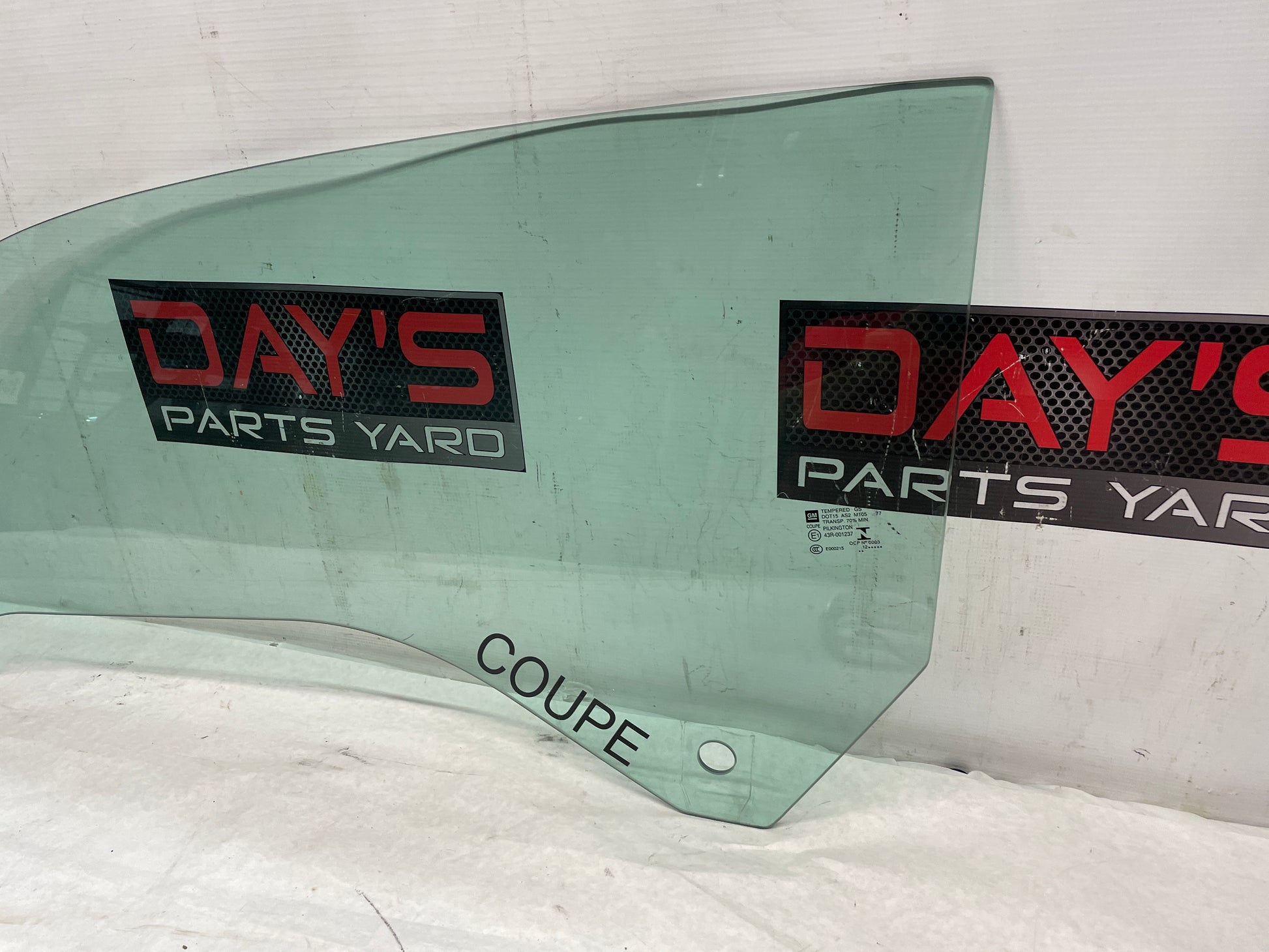 2013 Chevy Camaro ZL1 RH Passenger Window Glass OEM - Day's Parts Yard