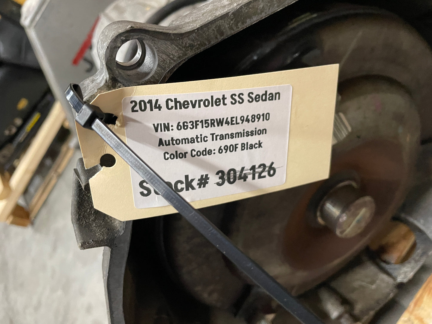 2014 Chevy SS Sedan Automatic Transmission - Day's Parts Yard