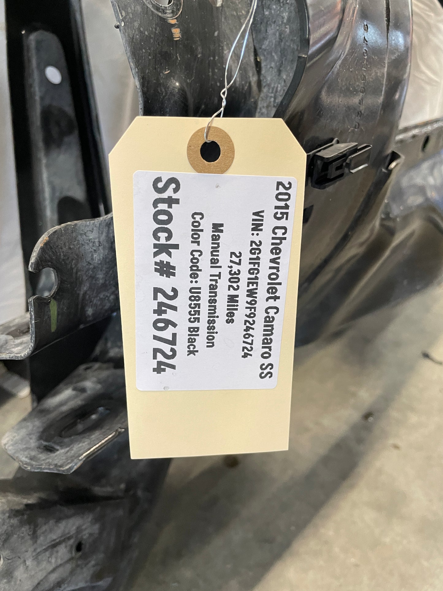 2015 Chevy Camaro SS Bare Rear Cradle Sub Frame K Member OEM