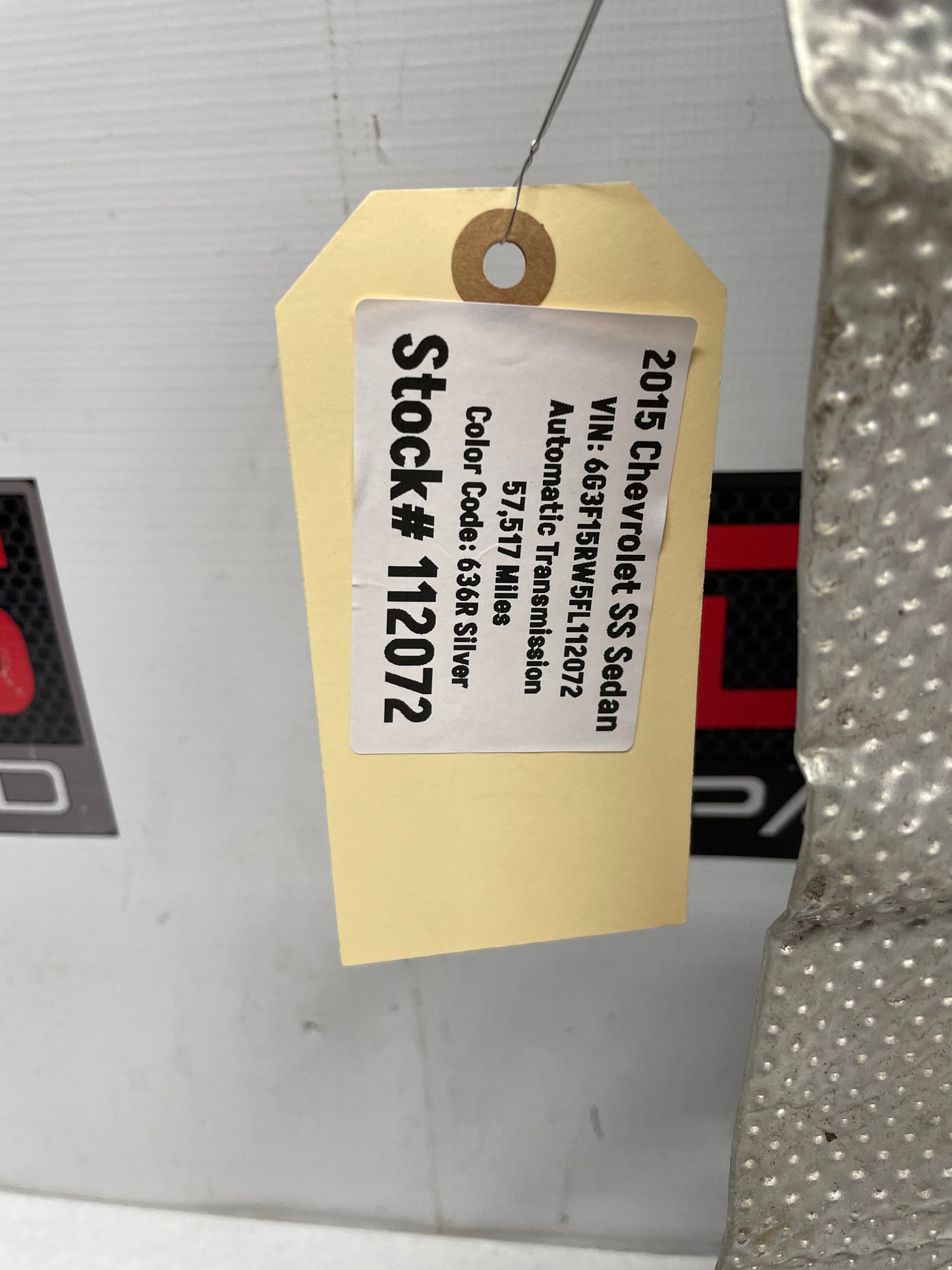 2015 Chevy SS Sedan Transmission Tunnel Exhaust Heat Shield OEM - Day's Parts Yard