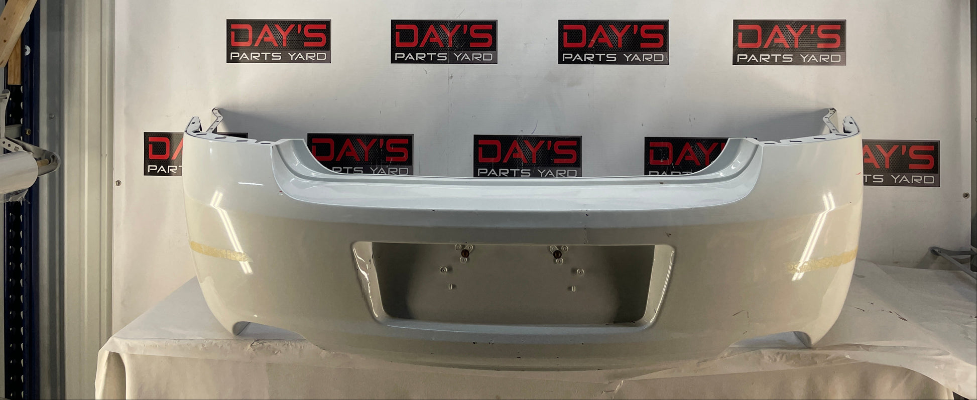 2013 Chevy Caprice PPV Rear Bumper Cover White OEM - Day's Parts Yard