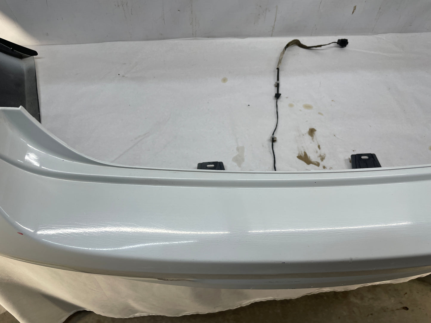 2013 Chevy Caprice PPV Rear Bumper Cover White OEM - Day's Parts Yard