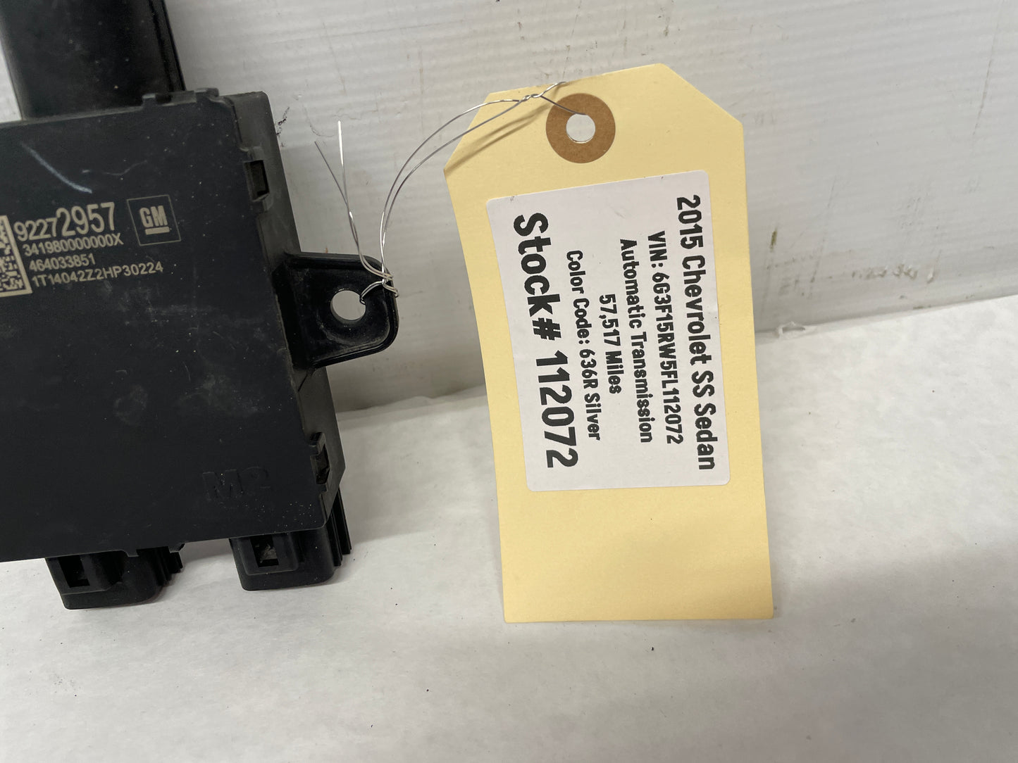 2015 Chevy SS Sedan Radiator Cooling Fan Motor Control Module OEM - Day's Parts Yard