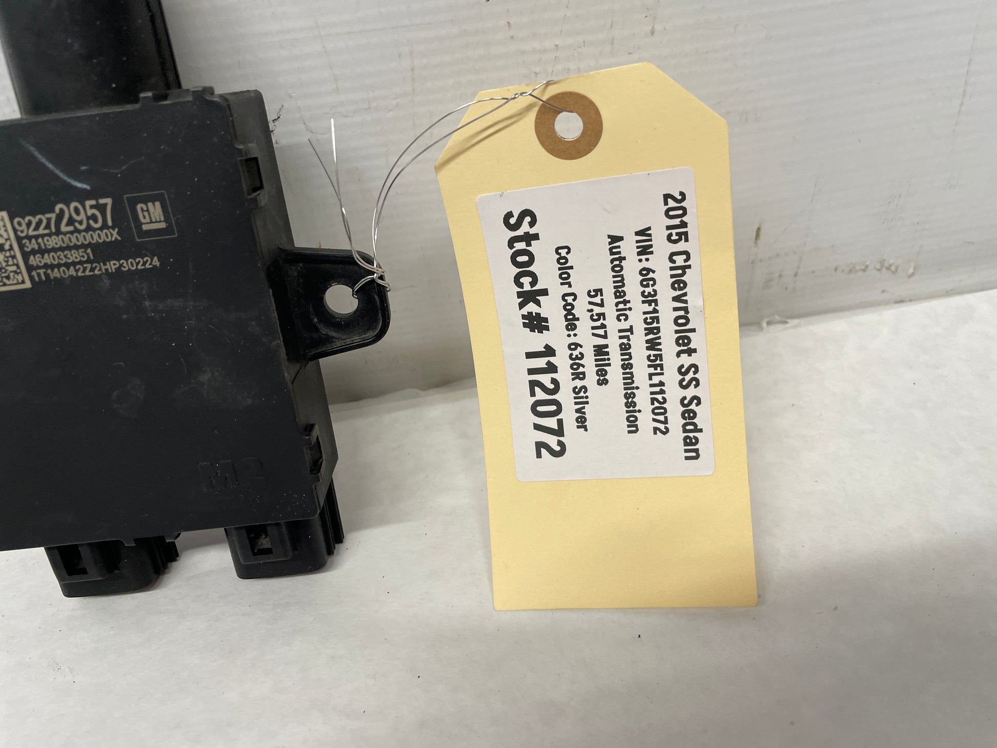 2015 Chevy SS Sedan Radiator Cooling Fan Motor Control Module OEM - Day's Parts Yard