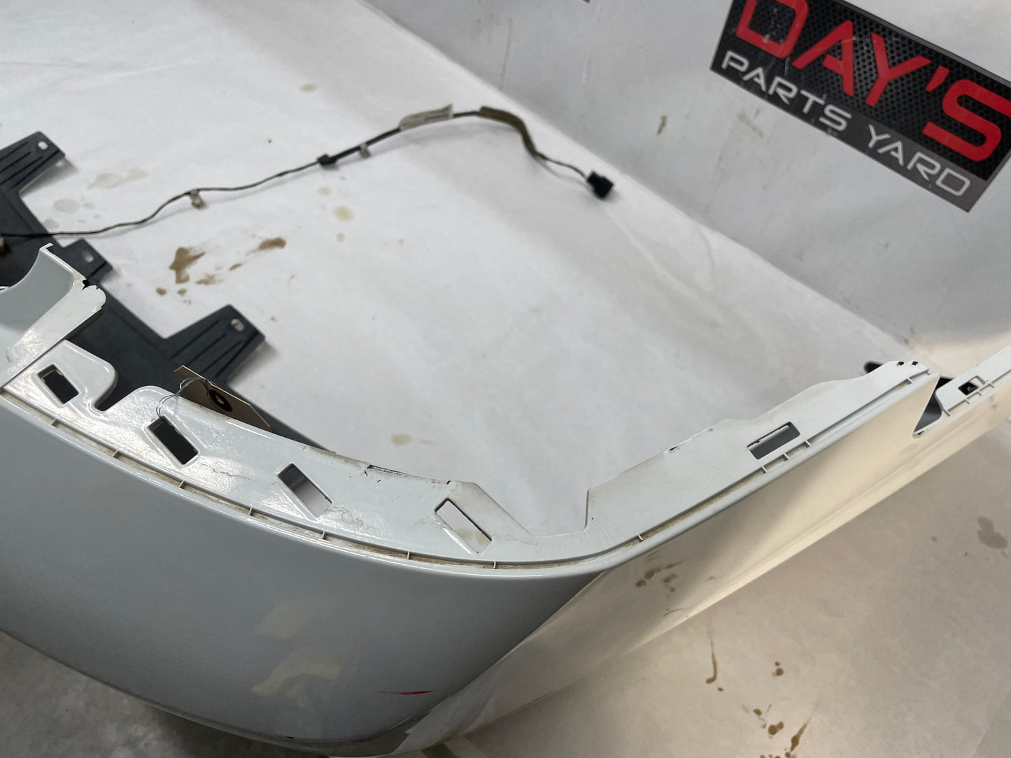 2013 Chevy Caprice PPV Rear Bumper Cover White OEM - Day's Parts Yard