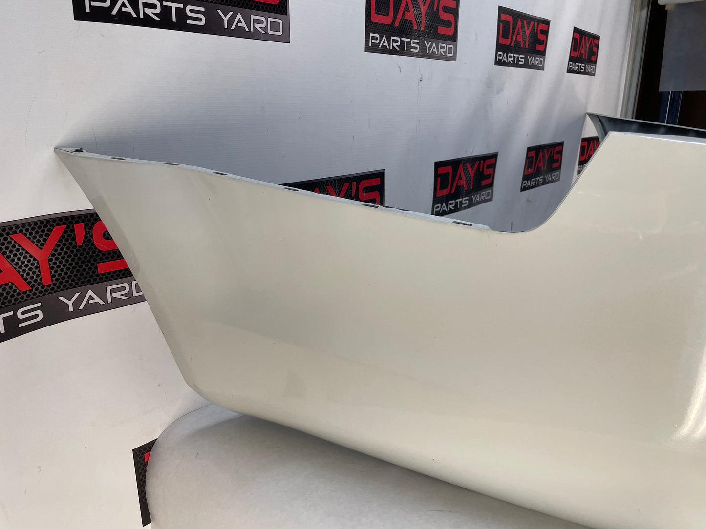 2013 Chevy Caprice PPV Rear Bumper Cover White OEM - Day's Parts Yard