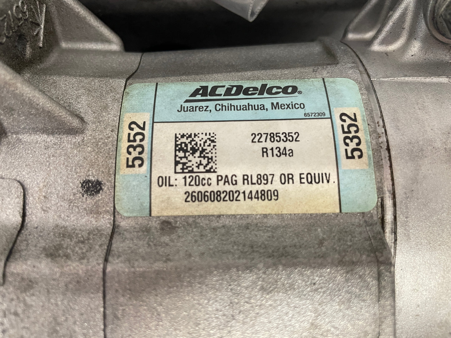 2013 Chevy Camaro ZL1 AC A/C Air Conditioner Compressor & Bracket OEM