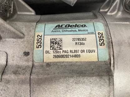 2013 Chevy Camaro ZL1 AC A/C Air Conditioner Compressor & Bracket OEM