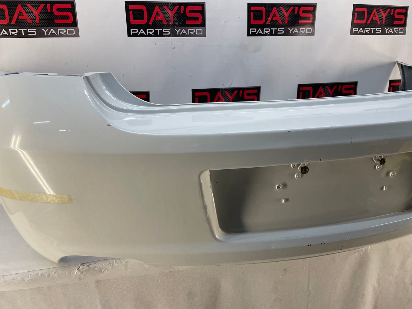 2013 Chevy Caprice PPV Rear Bumper Cover White OEM - Day's Parts Yard