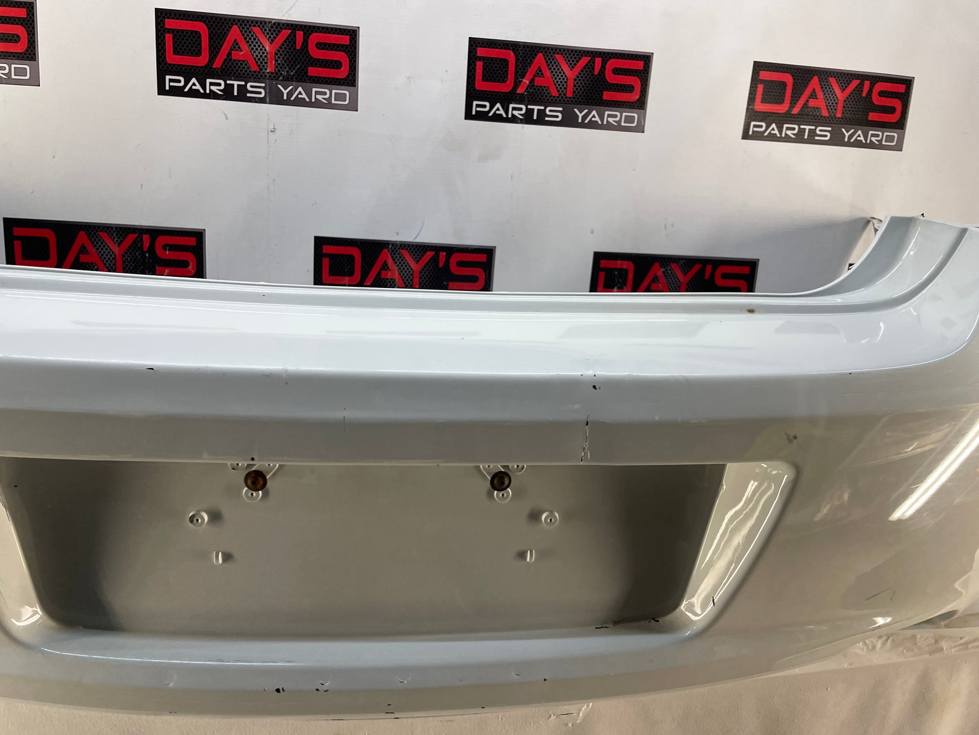 2013 Chevy Caprice PPV Rear Bumper Cover White OEM - Day's Parts Yard
