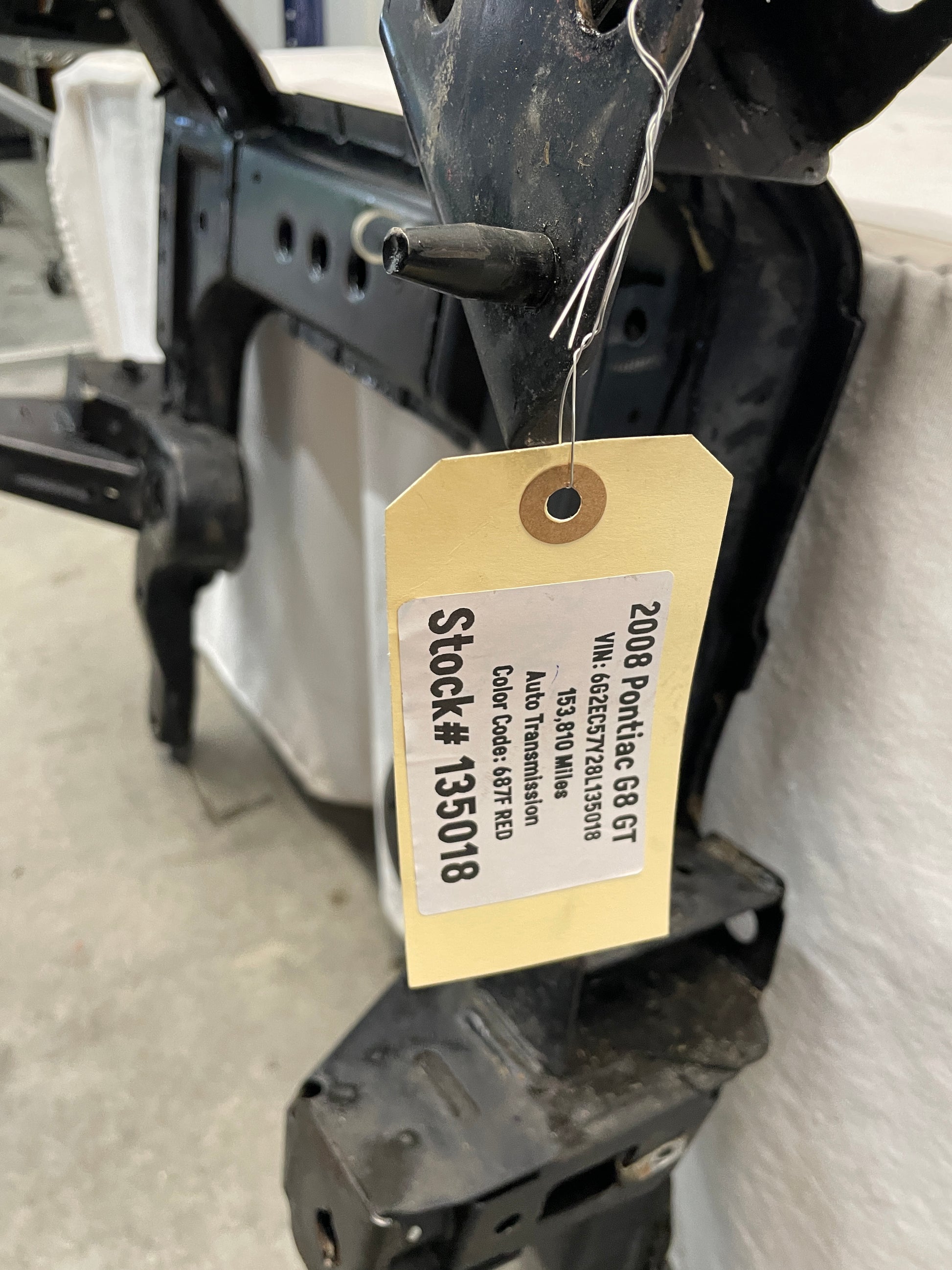 2008 Pontiac G8 GT Front Suspension Engine Cradle Cross K Member Sub Frame OEM - Day's Parts Yard