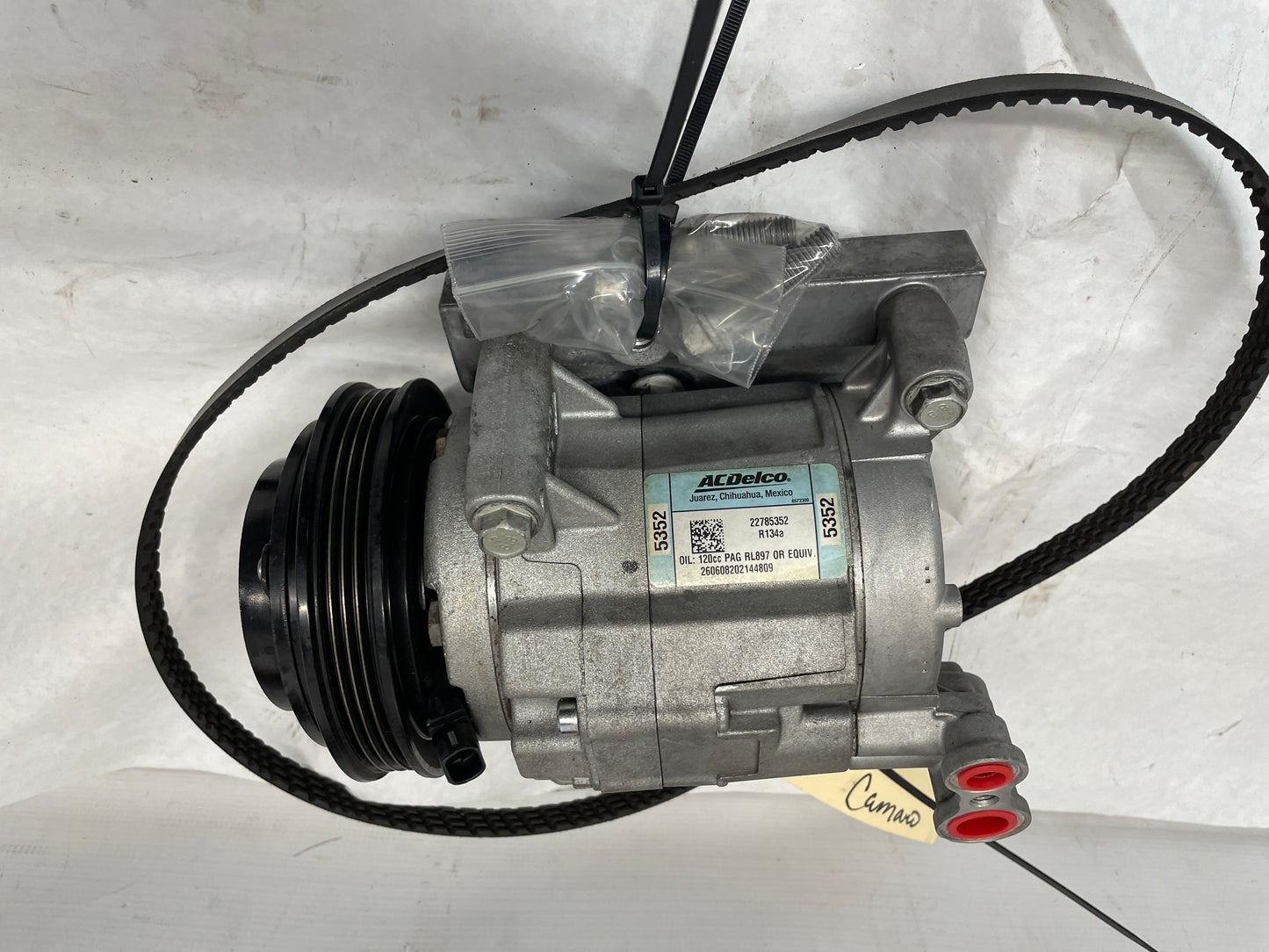 2013 Chevy Camaro ZL1 AC A/C Air Conditioner Compressor & Bracket OEM