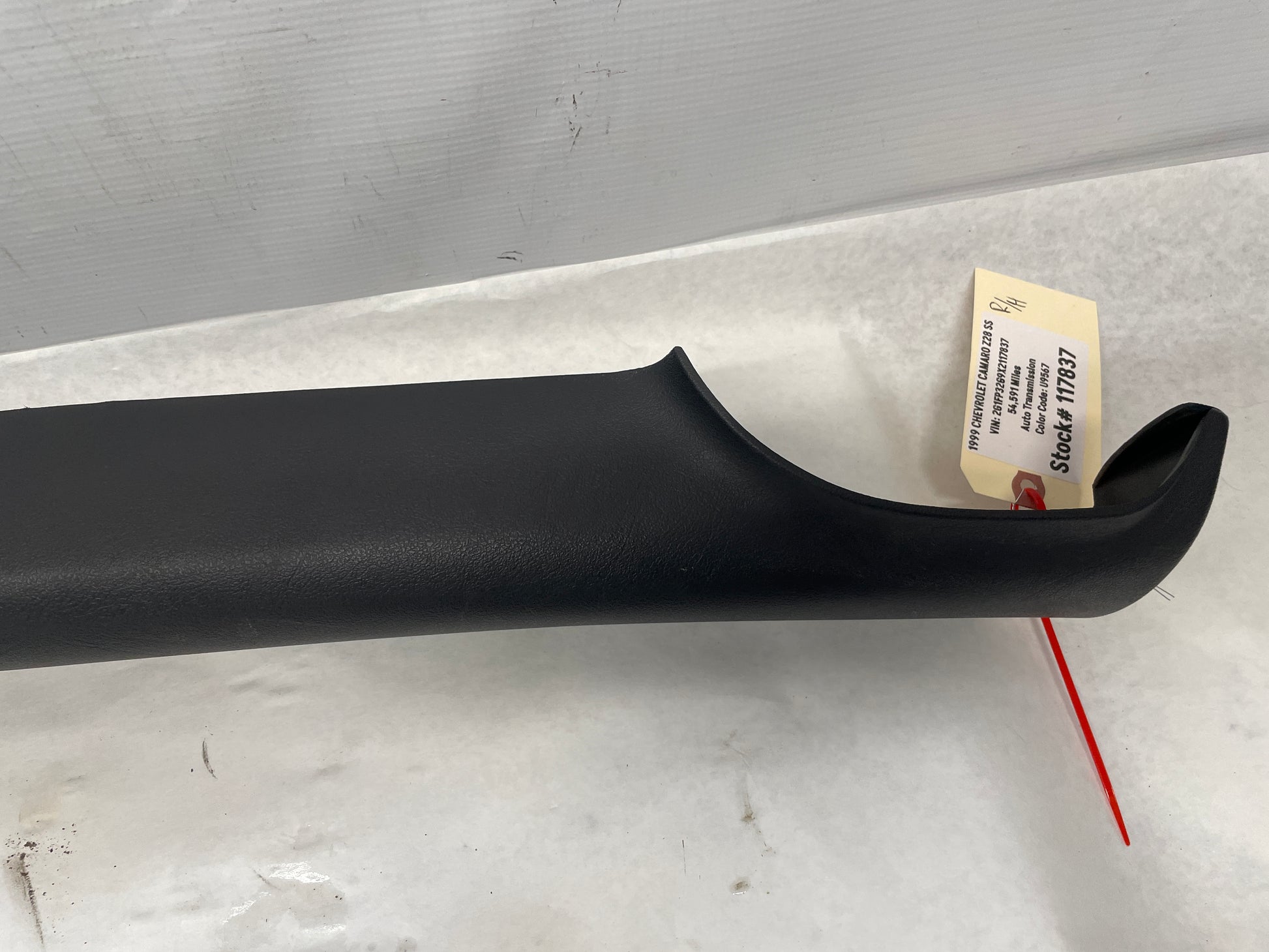 1999 Chevy Camaro Z28 SS RH & LH Interior A Pillar Windshield Trim Grey Gray OEM - Day's Parts Yard