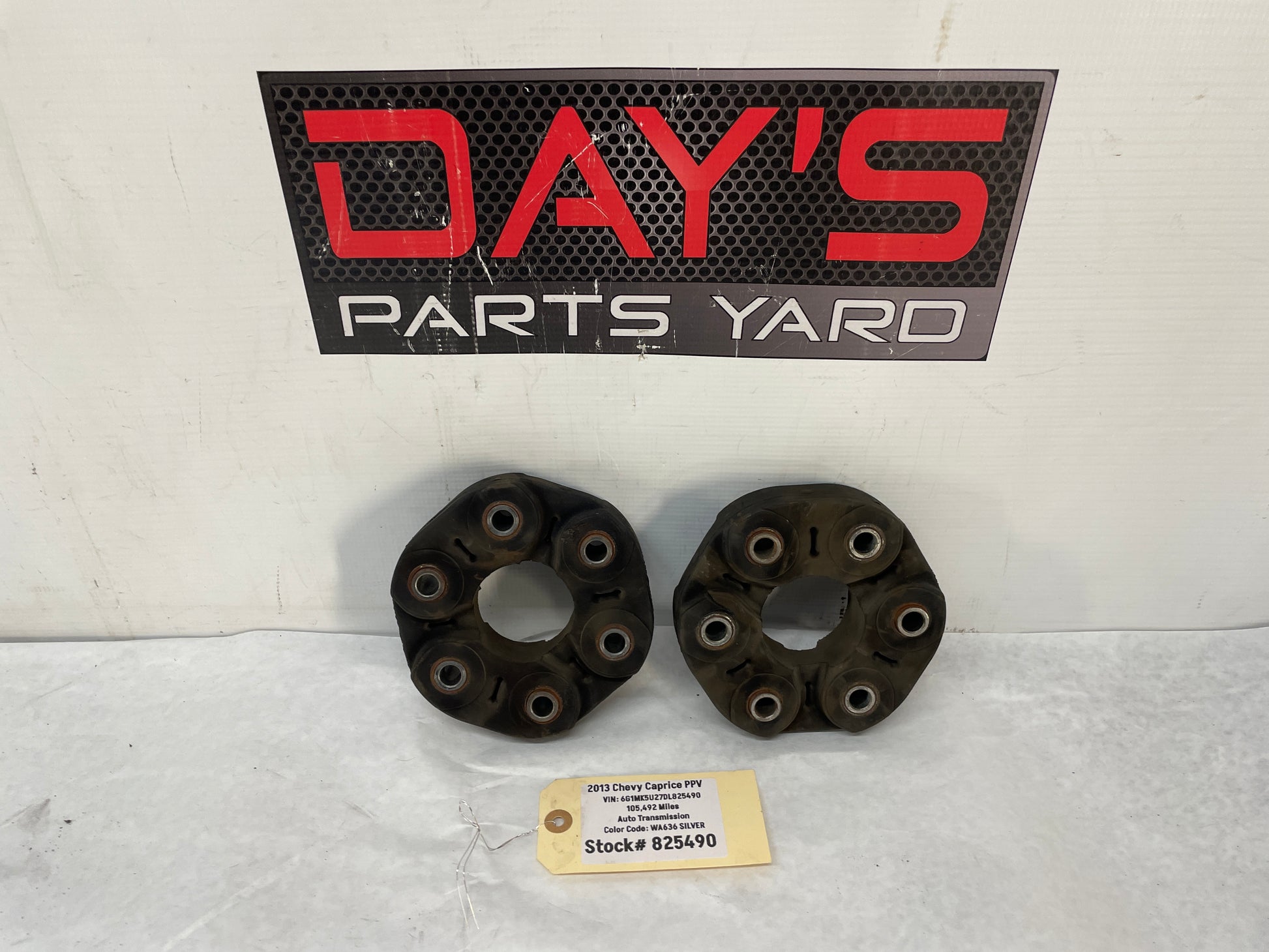 2013 Chevy Caprice PPV Driveshaft Drive Shaft Couplers Isolators Set OEM - Day's Parts Yard