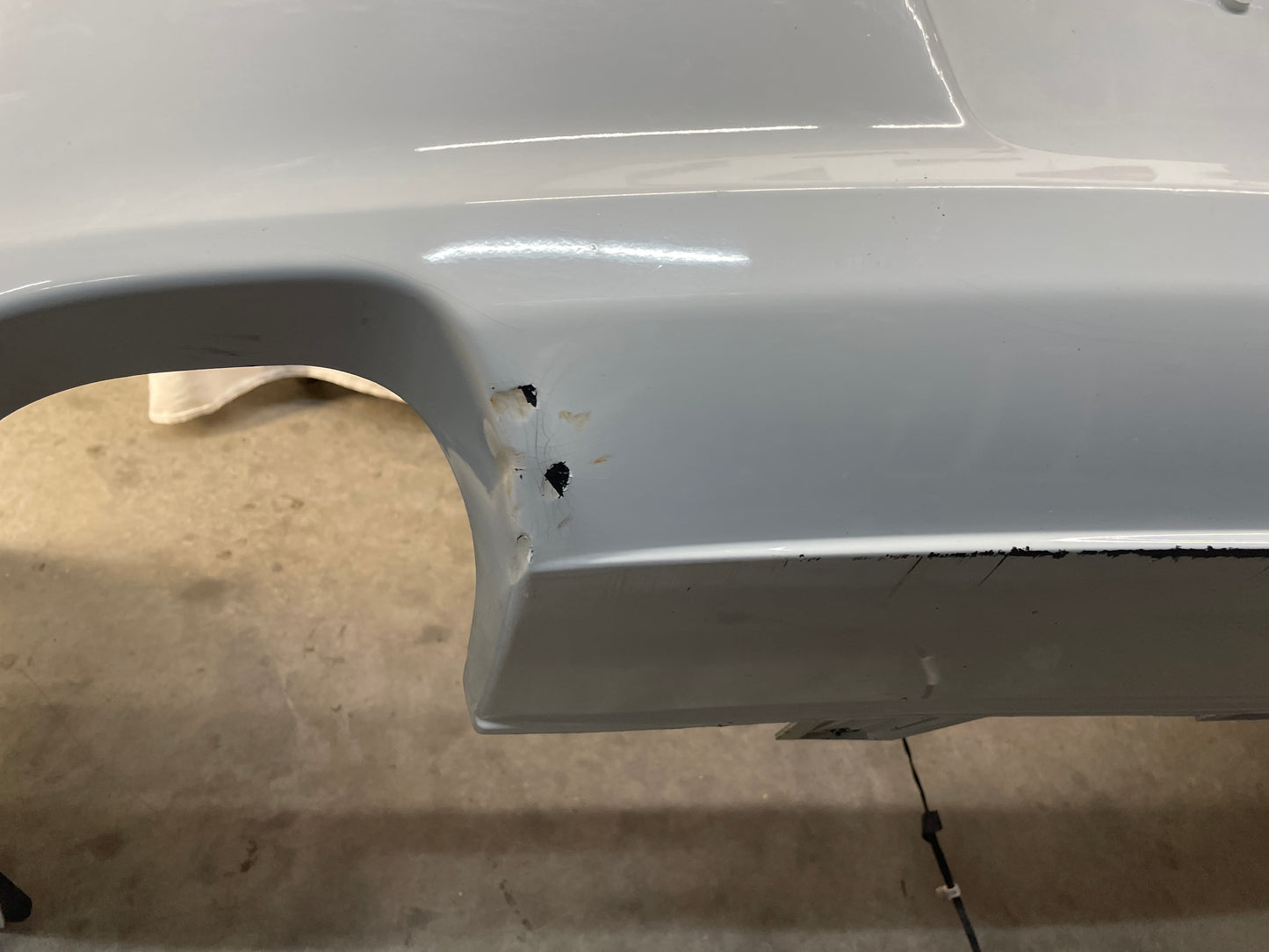 2013 Chevy Caprice PPV Rear Bumper Cover White OEM - Day's Parts Yard
