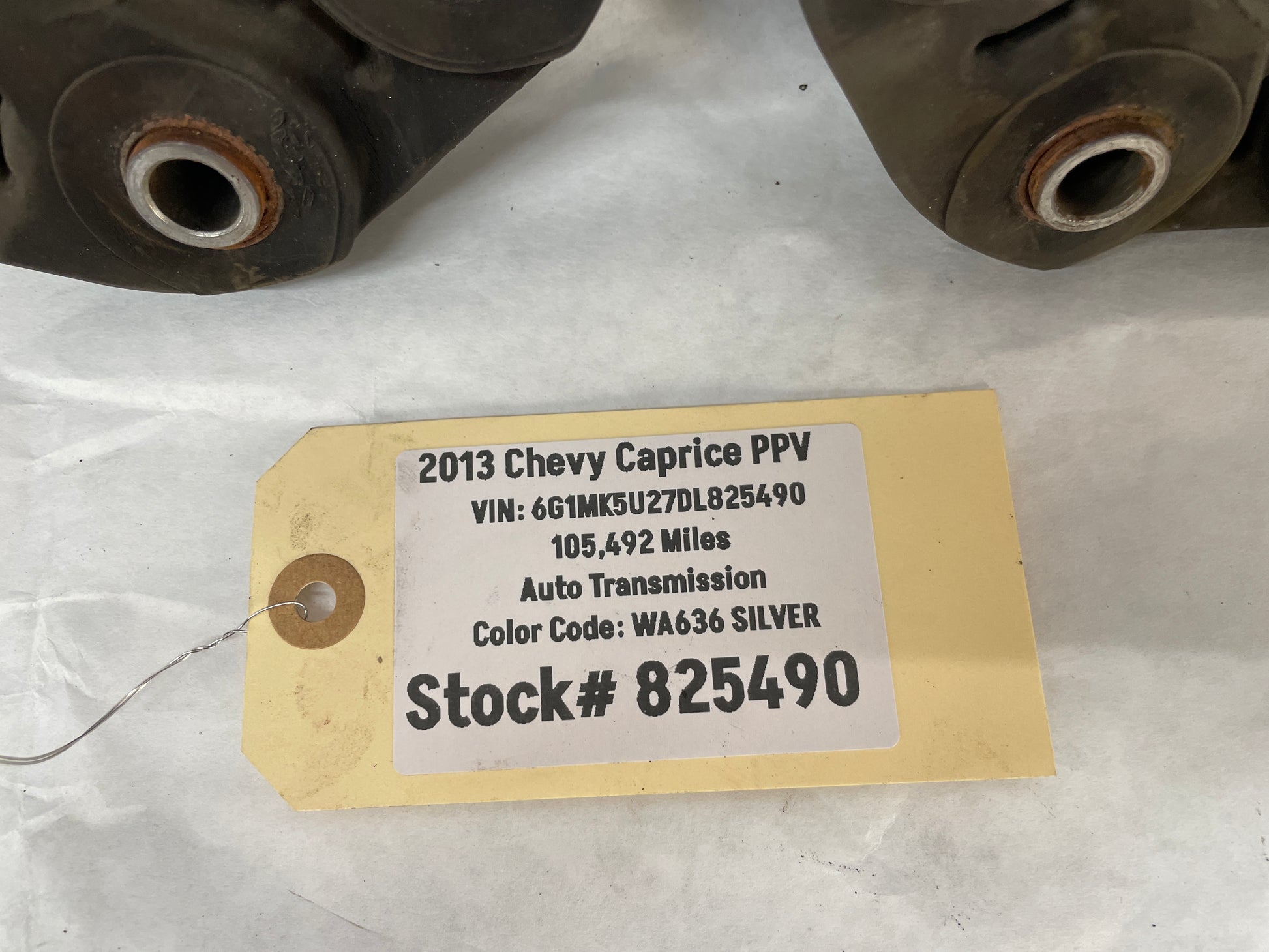 2013 Chevy Caprice PPV Driveshaft Drive Shaft Couplers Isolators Set OEM - Day's Parts Yard