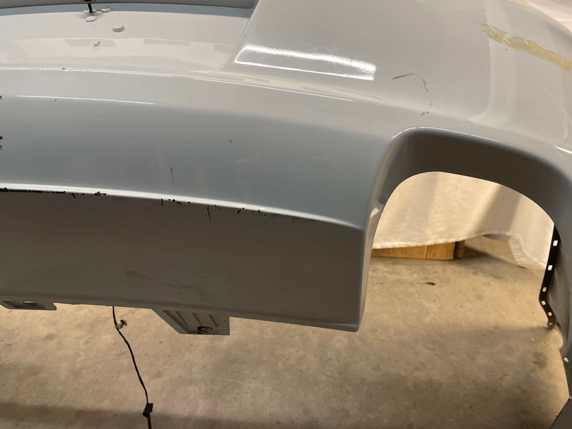 2013 Chevy Caprice PPV Rear Bumper Cover White OEM - Day's Parts Yard