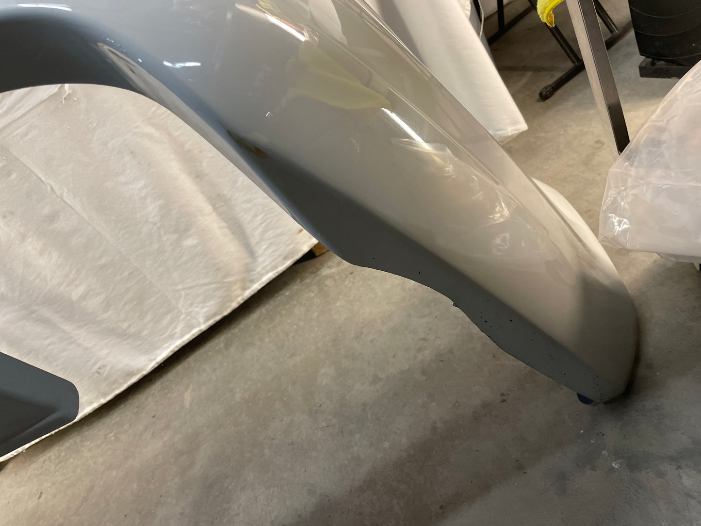 2013 Chevy Caprice PPV Rear Bumper Cover White OEM - Day's Parts Yard