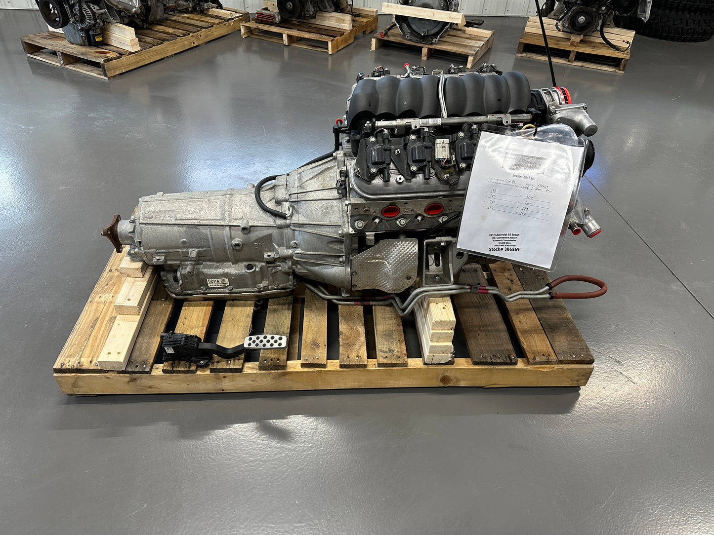 6.2L LS3 Engine 6L80 Automatic Transmission Drivetrain Pullout 415HP 54k