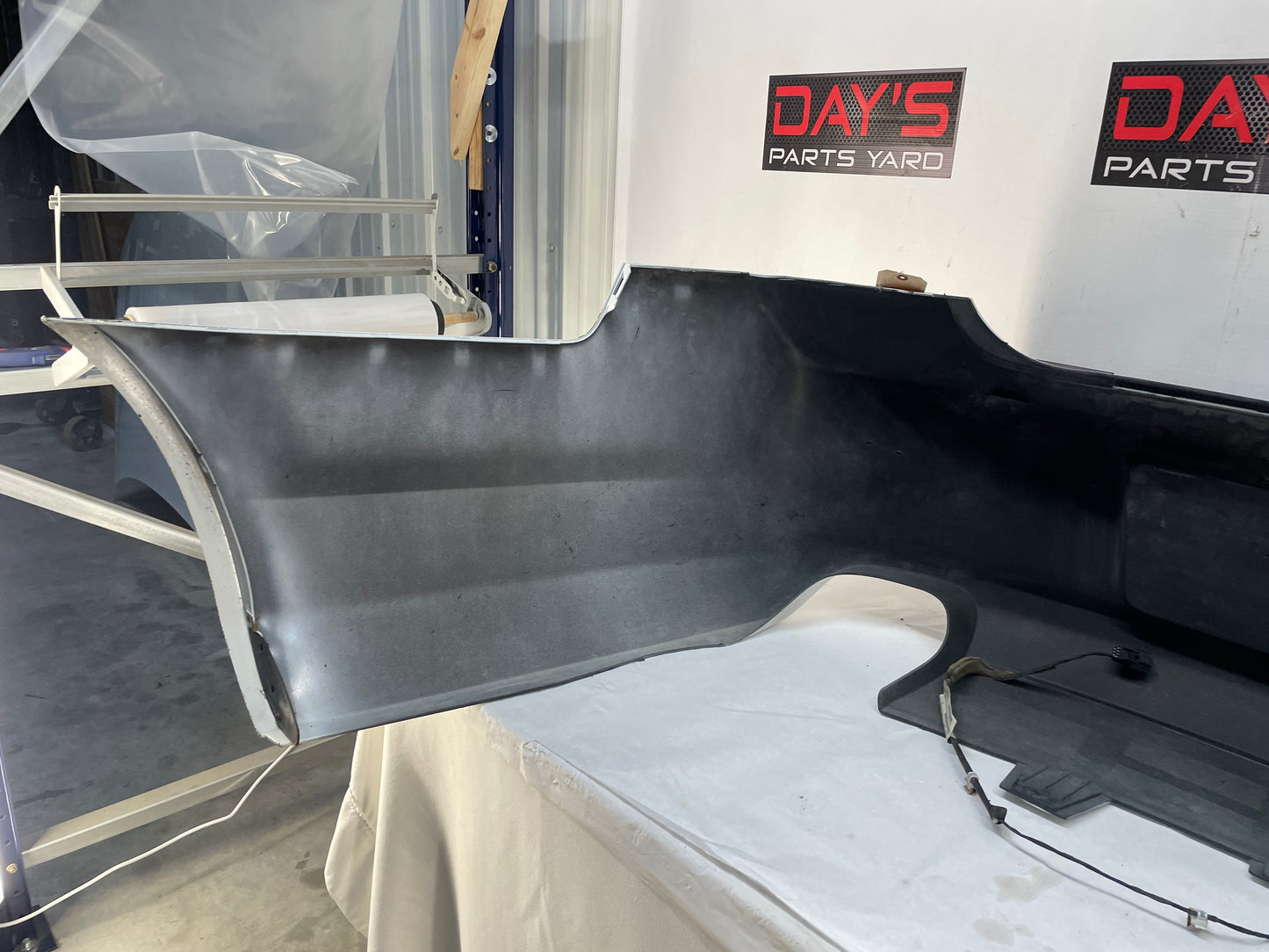2013 Chevy Caprice PPV Rear Bumper Cover White OEM - Day's Parts Yard