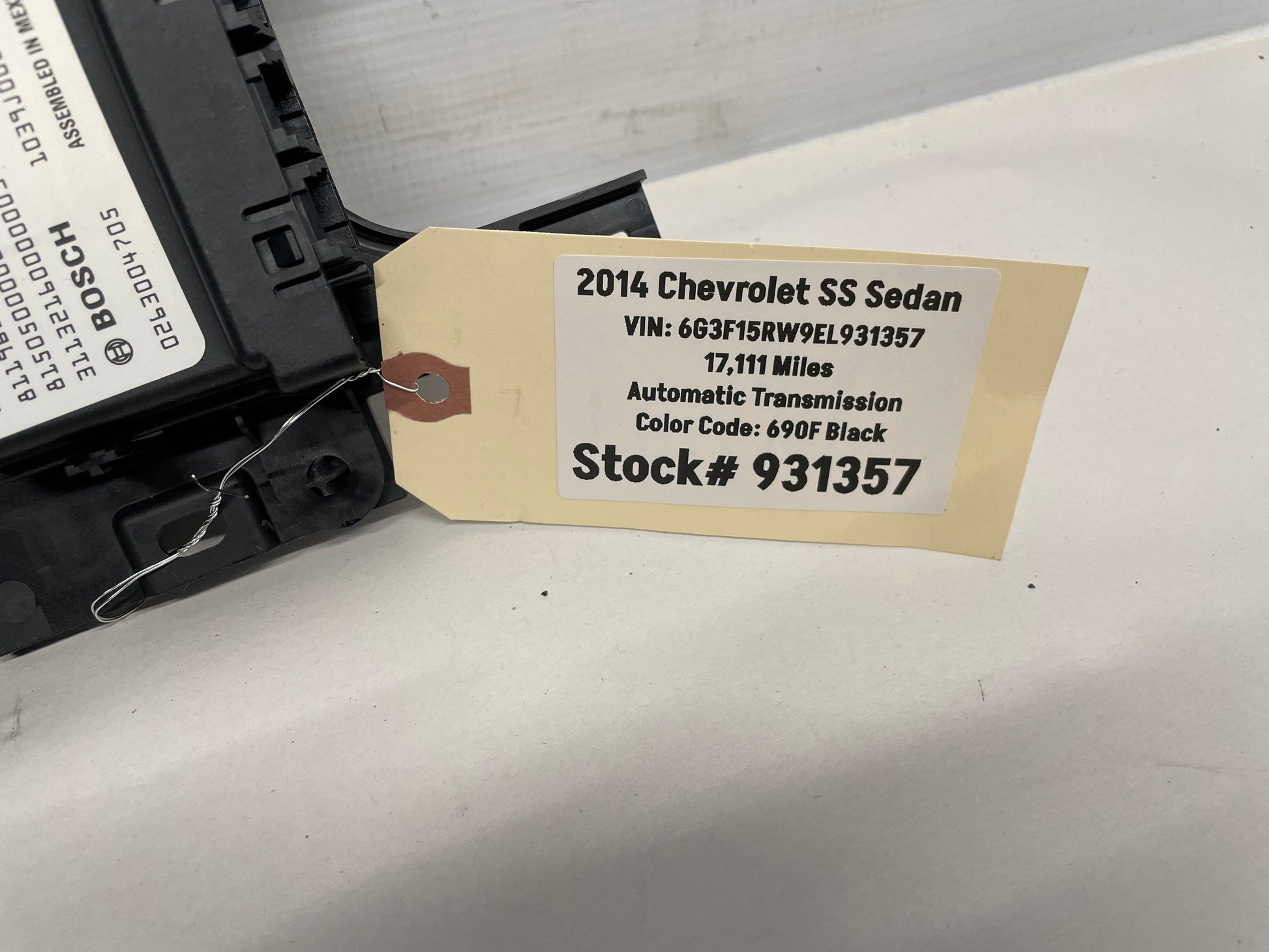2014 Chevy SS Sedan Keyless Entry Parking Aid Control Module w/ Bracket OEM - Day's Parts Yard