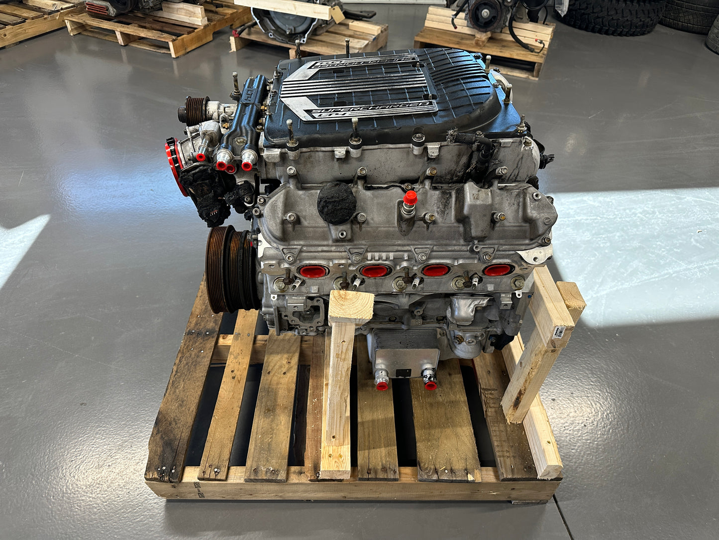 6.2L LT4 Factory Supercharged Engine Drivetrain Pullout 640HP Wet Sump