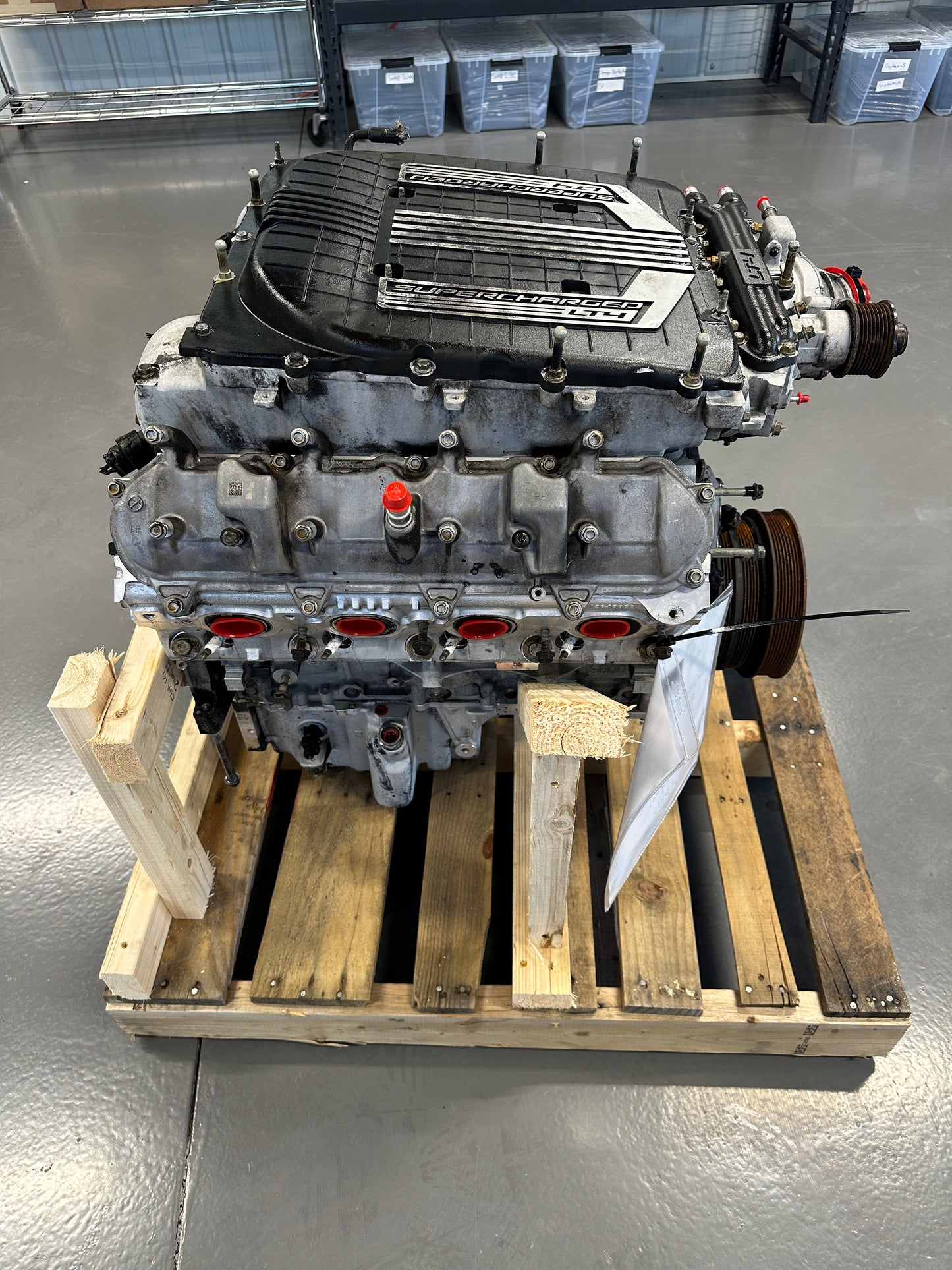 6.2L LT4 Factory Supercharged Engine Drivetrain Pullout 640HP Wet Sump