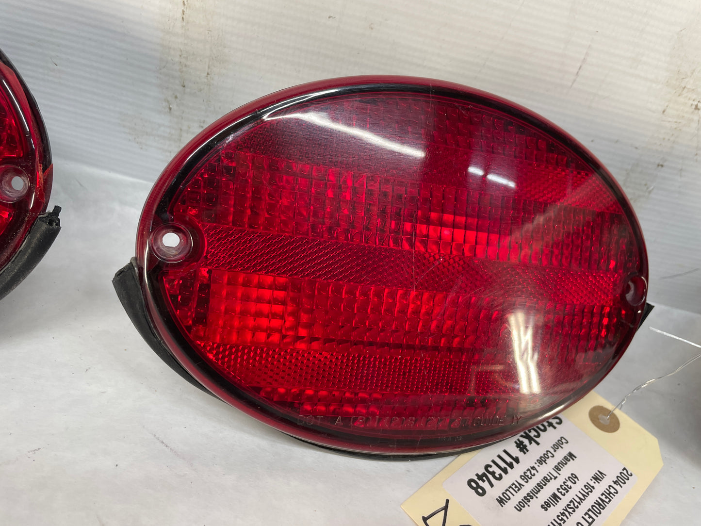 2004 Chevy C5 Corvette Z06 RH & LH Inner & Outer Taillight Tail Lights Lamps OEM - Day's Parts Yard
