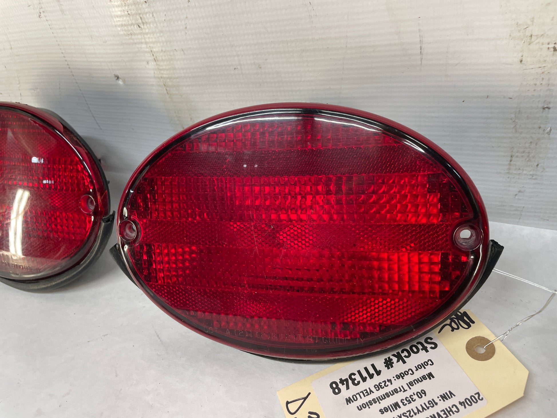 2004 Chevy C5 Corvette Z06 RH & LH Inner & Outer Taillight Tail Lights Lamps OEM - Day's Parts Yard