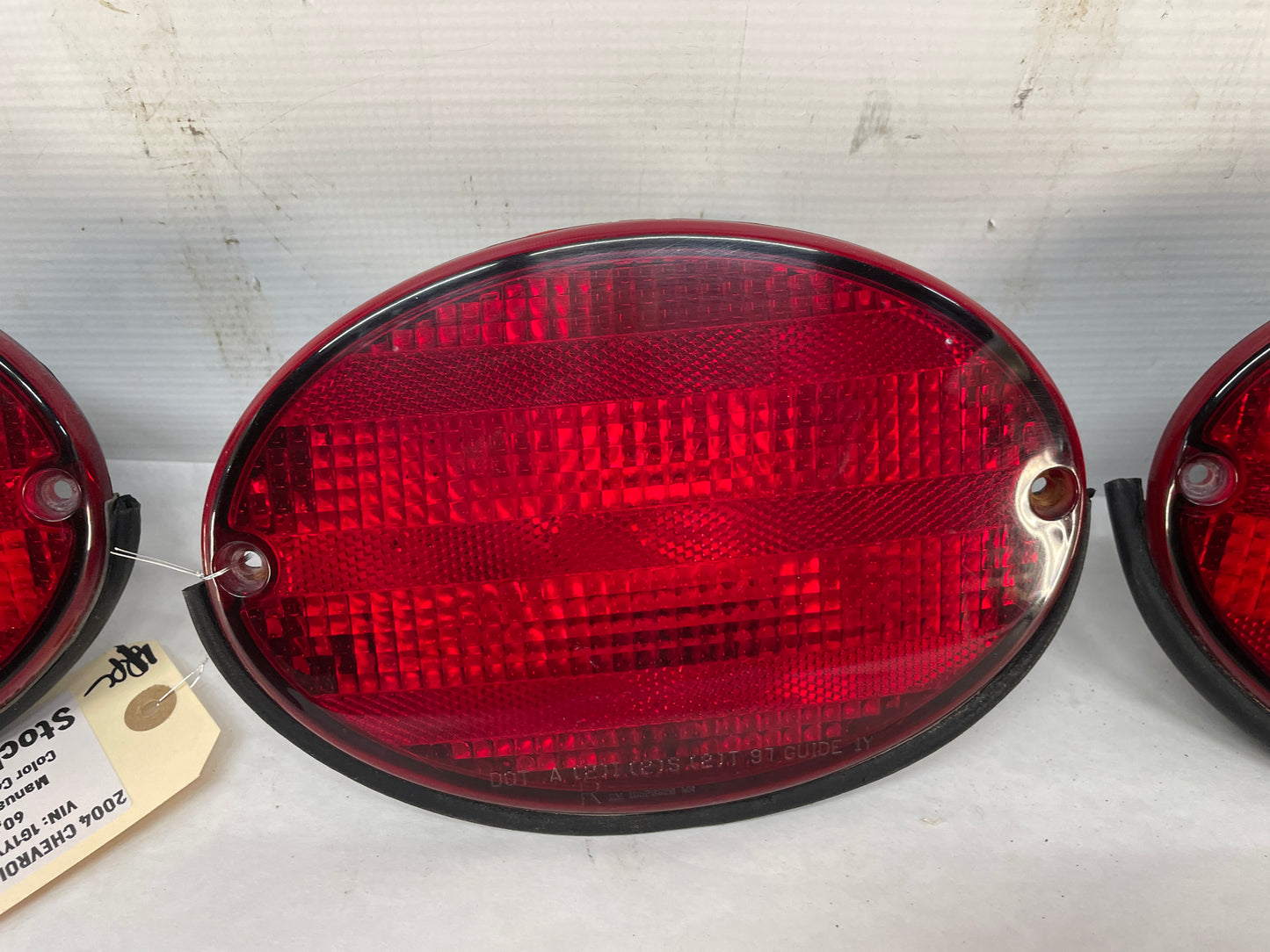 2004 Chevy C5 Corvette Z06 RH & LH Inner & Outer Taillight Tail Lights Lamps OEM - Day's Parts Yard