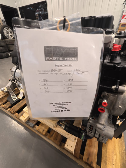 6.2L LT4 Engine Factory Supercharged 10L90 Auto Transmission Drivetrain Pullout 650HP 21k