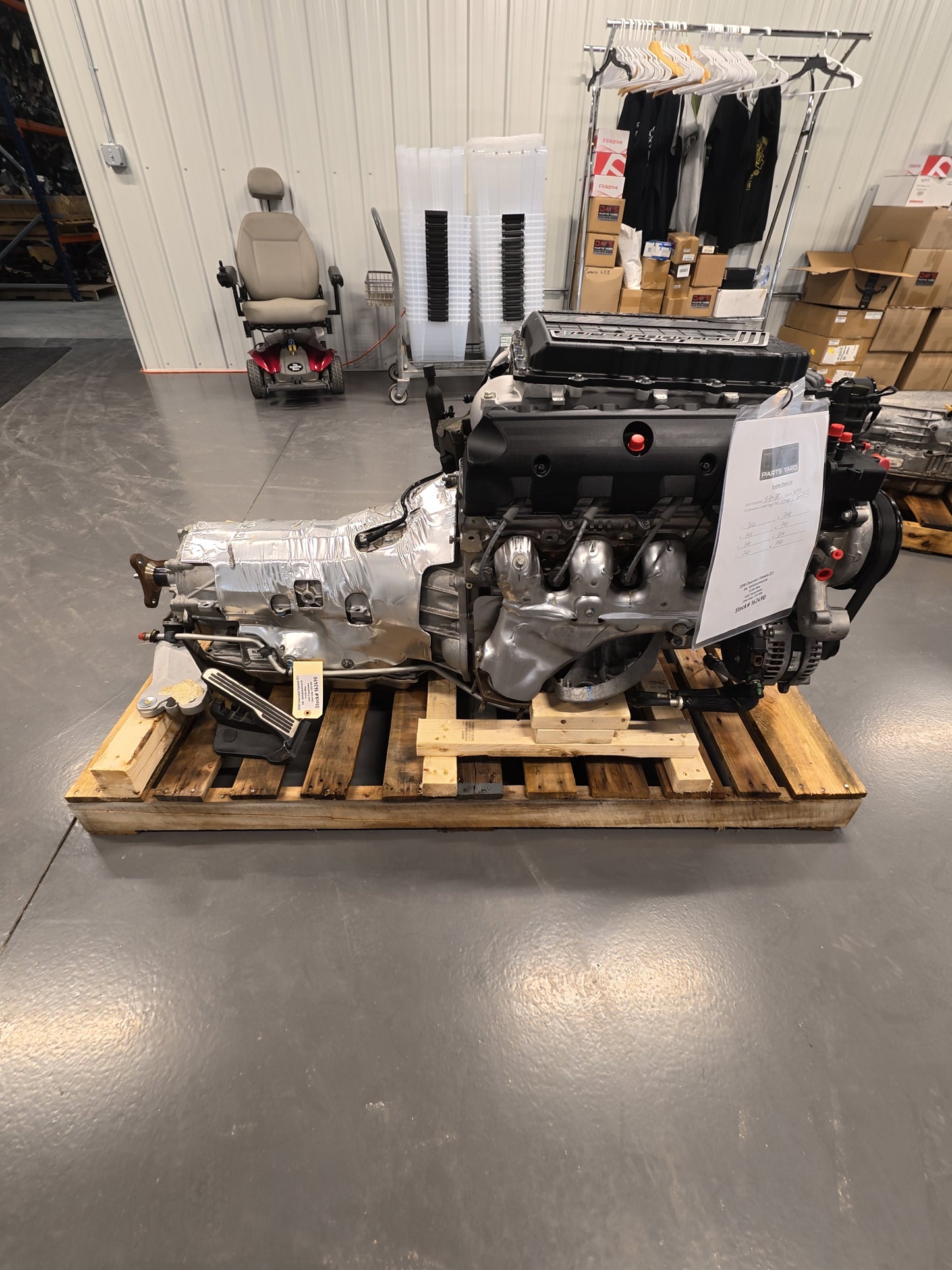 6.2L LT4 Engine Factory Supercharged 10L90 Auto Transmission Drivetrain Pullout 650HP 21k